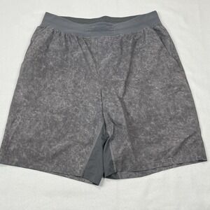Lululemon Men's T.H.E. Linerless Short 9"‎ Size Large Gray LM7ARAS